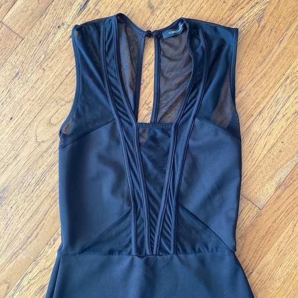 Foreign Exchange Black Mini Dress Size Small - Picture 3 of 11